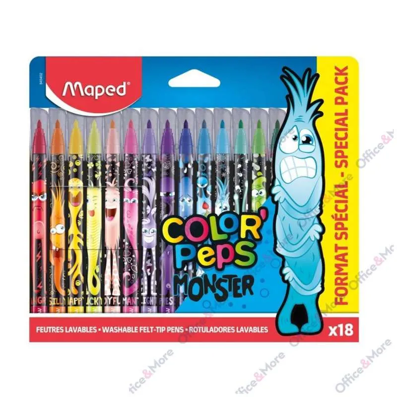 MAPED FLOMASTERI 1/18 MONSTER 845402 