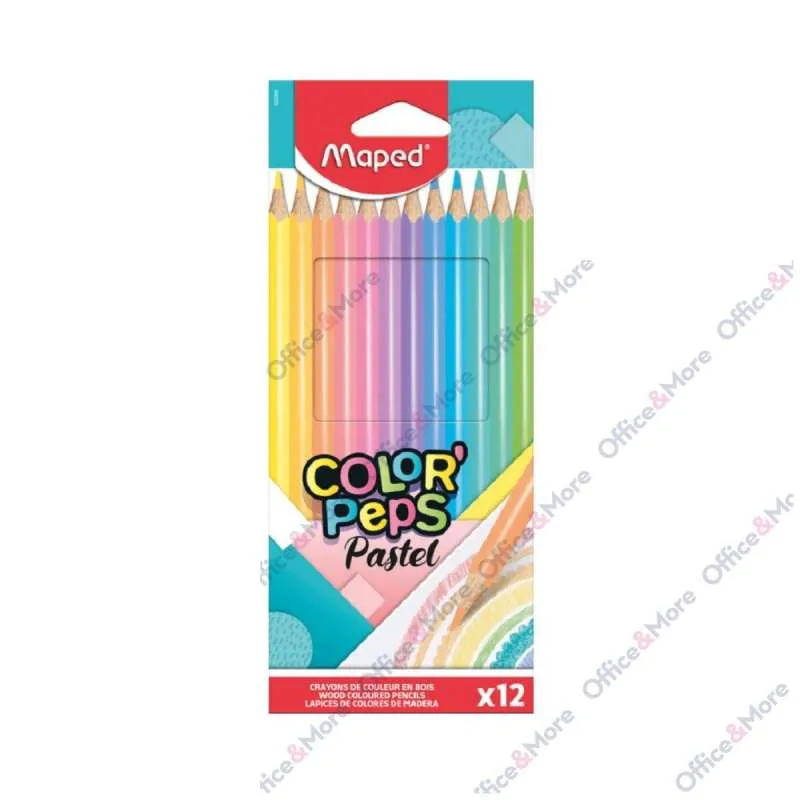 MAPED DRVENE BOJE COLOR PEPS  PASTEL 1/12 832069 