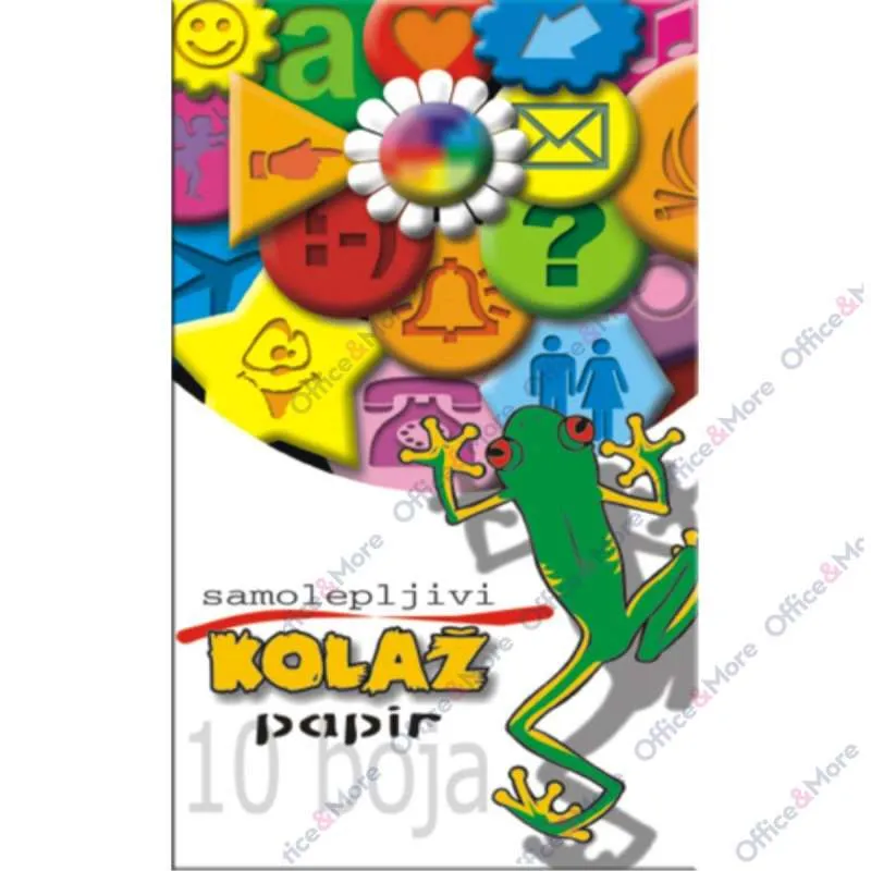 KOLAŽ PAPIR B6 SAMOLEPLJIVI 4885 