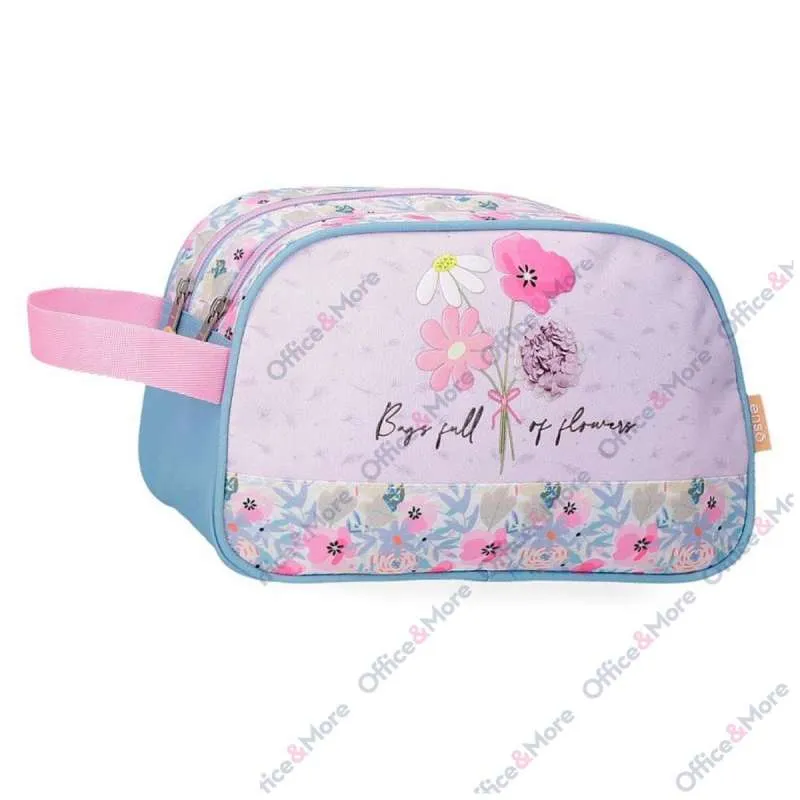 ENSO FULL OF FLOWERS dečiji neseser sa 2 pregrade 