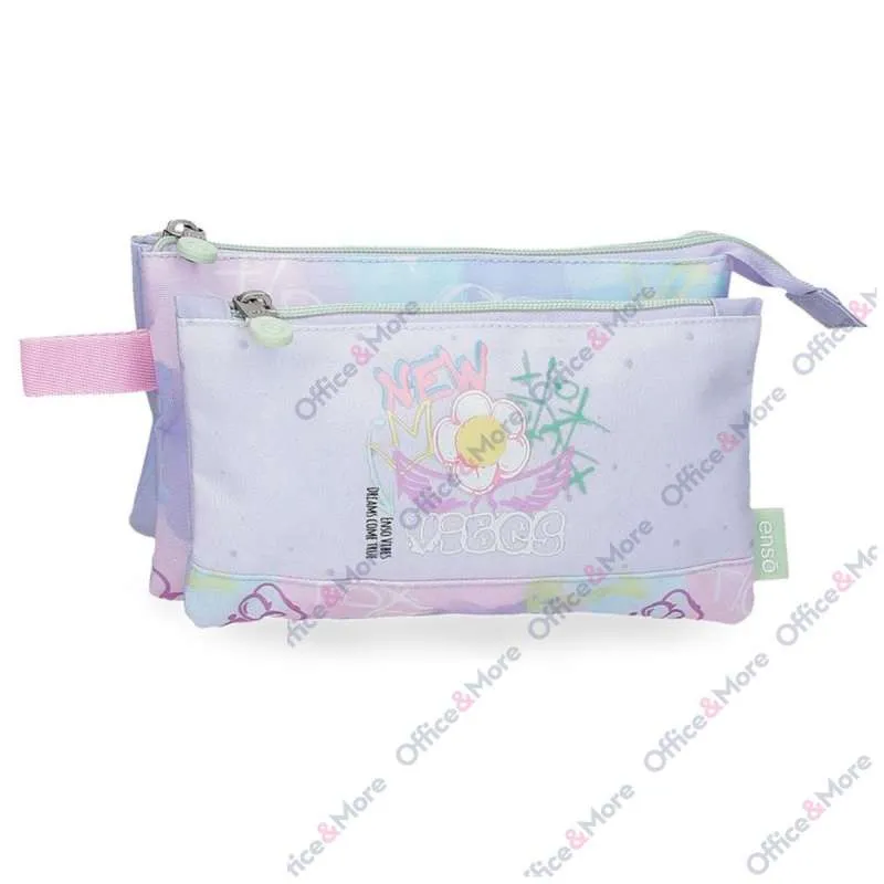 ENSO NEW VIBES prazna pernica sa 3 pregrade 