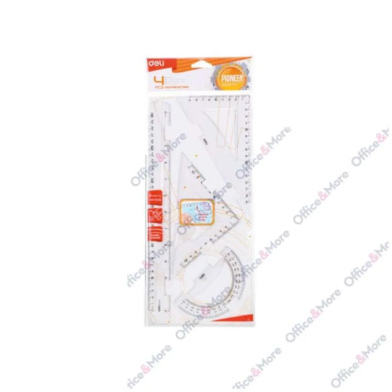 DELI GEOMETRIJSKI SET 1-4 30CM 695188 