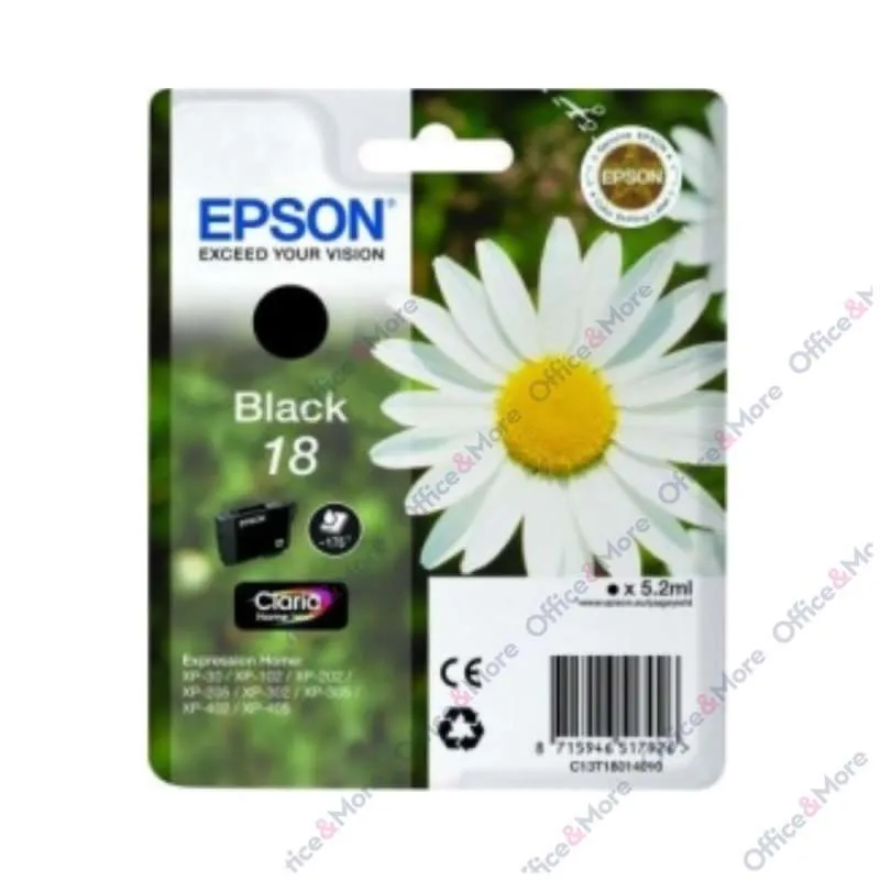 EPSON KERTRIDŽ T1801 BLACK 