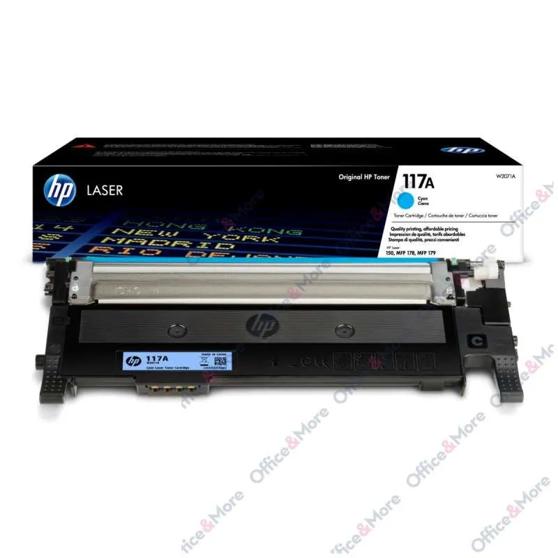 HP TONER W2071A No.117a CYAN 