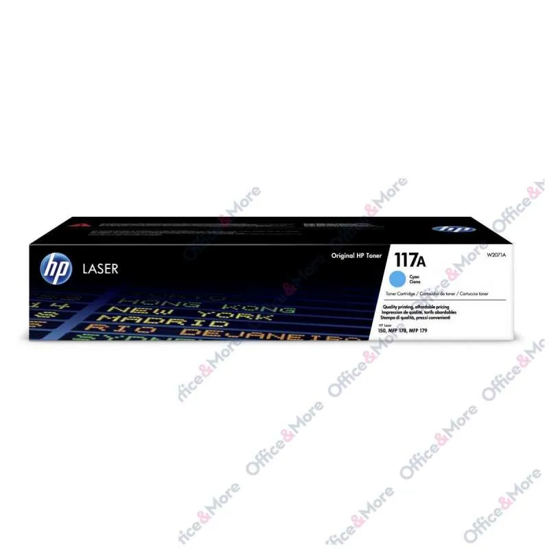 HP TONER W2071A No.117a CYAN 