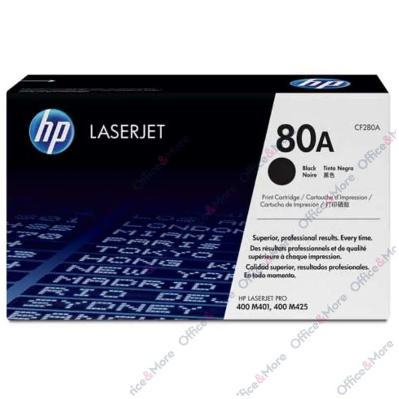 HP TONER CF280A No.80A BLACK 