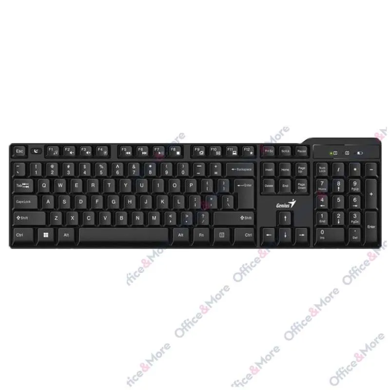 GENIUS KB-7100X Wireless USB US crna tastatur 