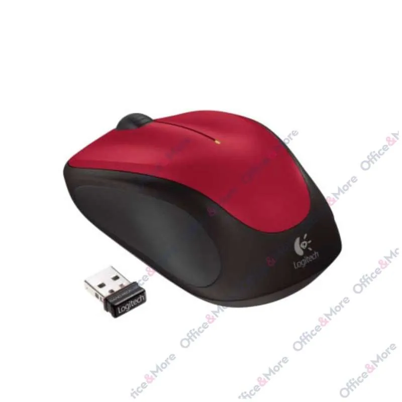 LOGITECH MIŠ BEŽIČNI OPT. M235 Red 
