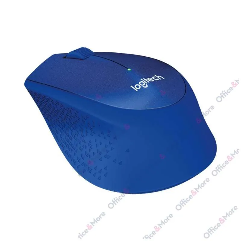 LOGITECH MIŠ BEŽIČNI OPT. M330 SILENT BLUE 