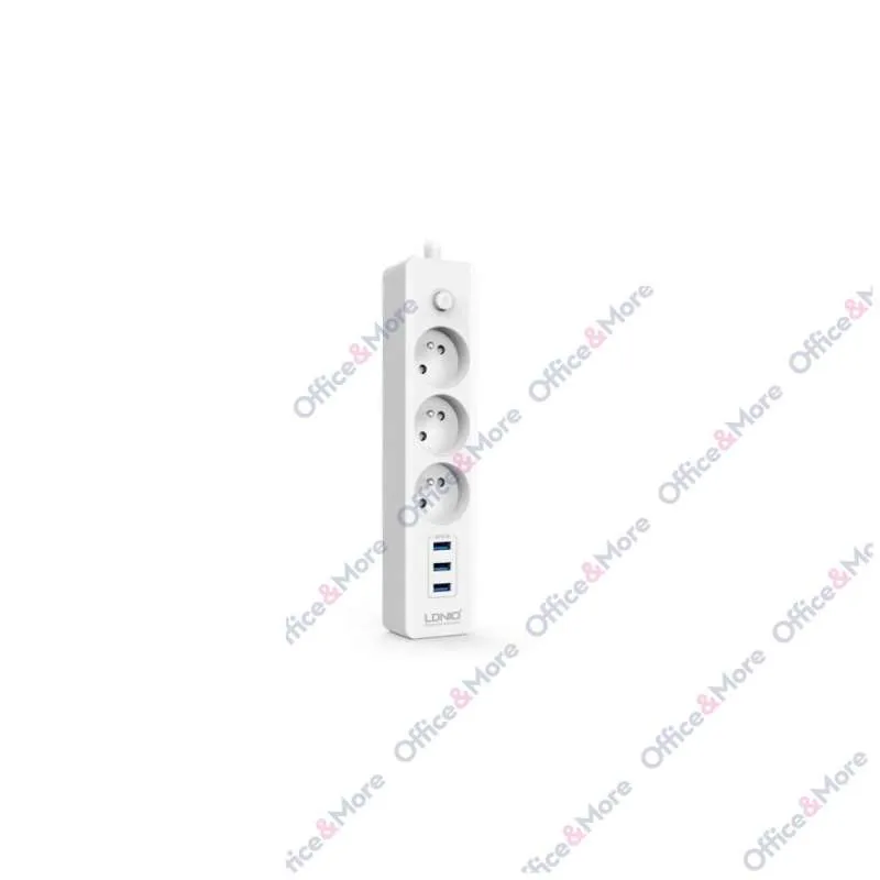LDNIO PRODUŽNI KABL SE3330 3xPR+3xUSB 1.8m 