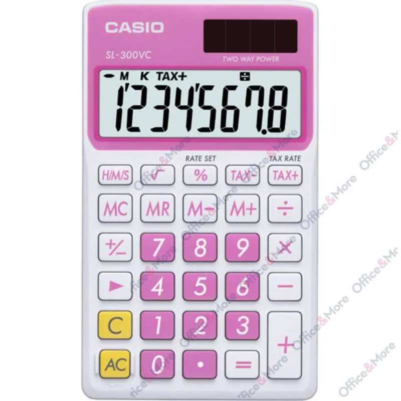 CASIO KALKULATOR SL-300NC PINK 