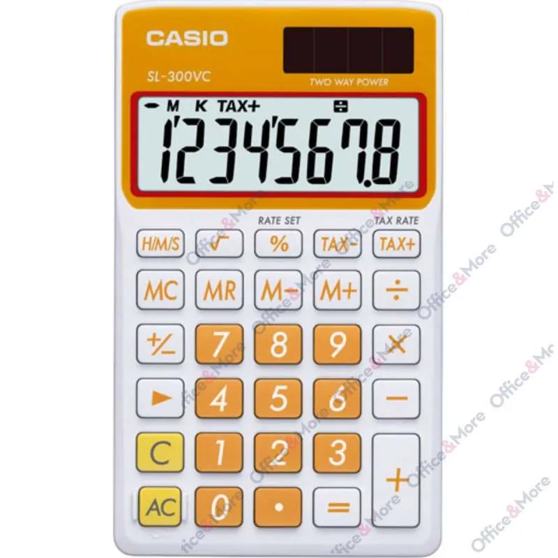 CASIO KALKULATOR SL-300NC ORANŽ 