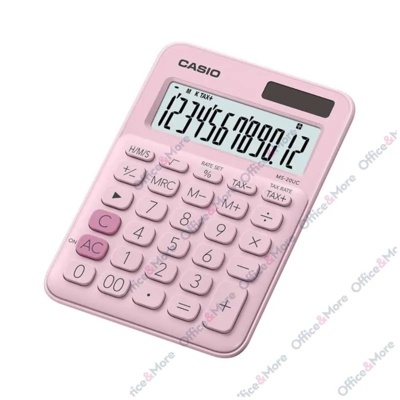 CASIO KALKULATOR MS-20UC-PK ROZE 