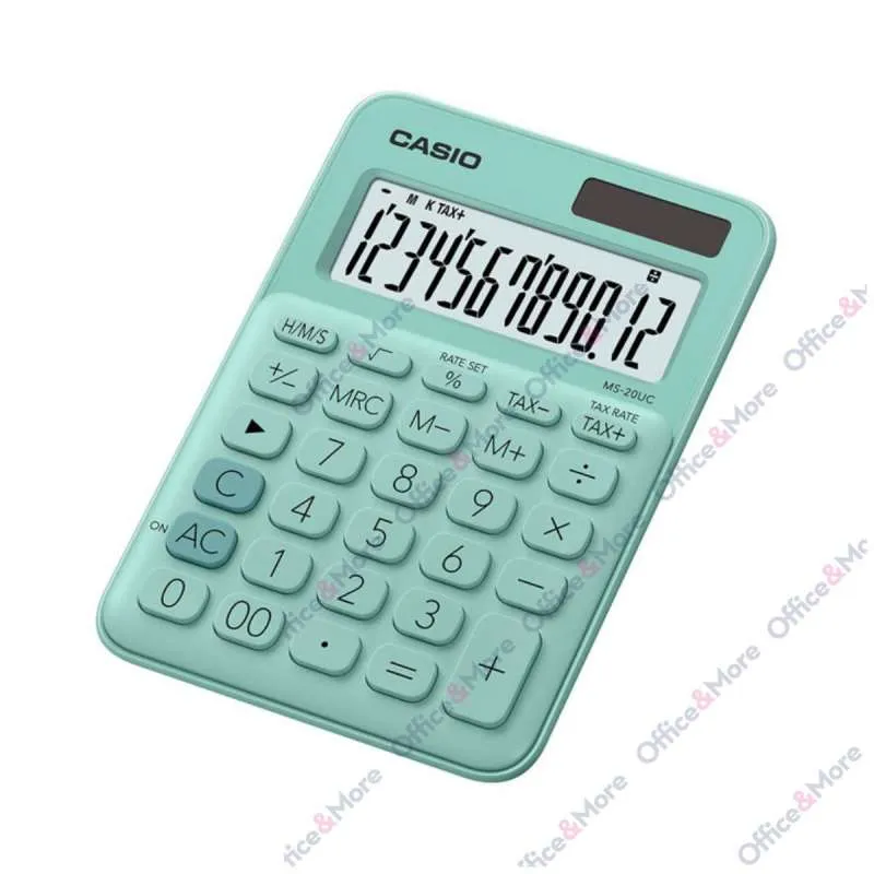 CASIO KALKULATOR MS-20UC-GN ZELENI 