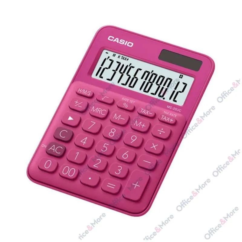 CASIO KALKULATOR MS-20UC-RD CRVENI 