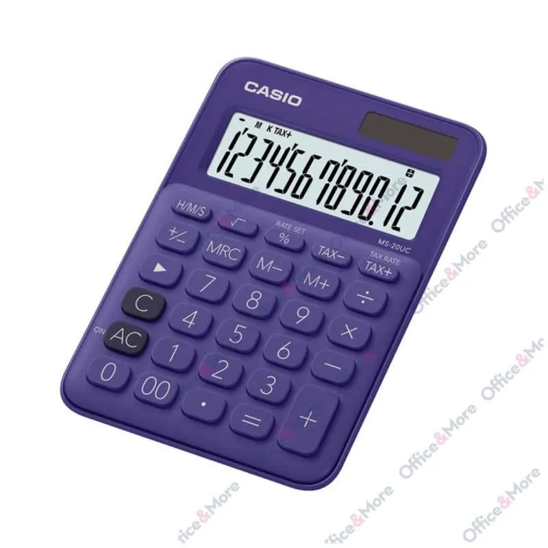 CASIO KALKULATOR MS-20UC-PL LJUBIČASTI 