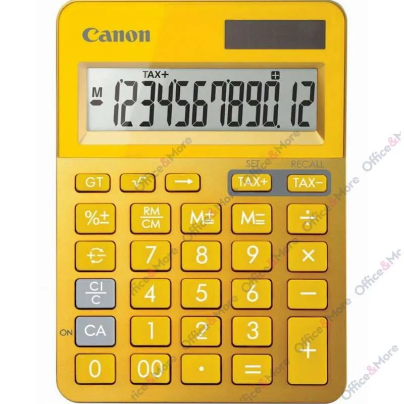 CANON KALKULATOR LS-123K MET. ŽUTA 
