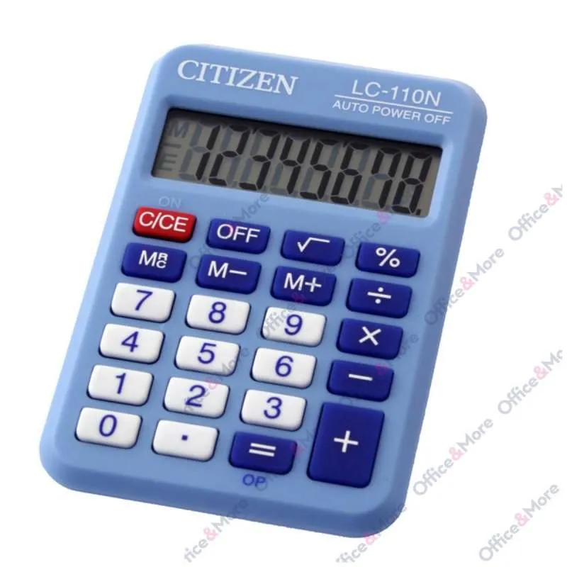 CITIZEN KALKULATOR LC-110N PLAVI 