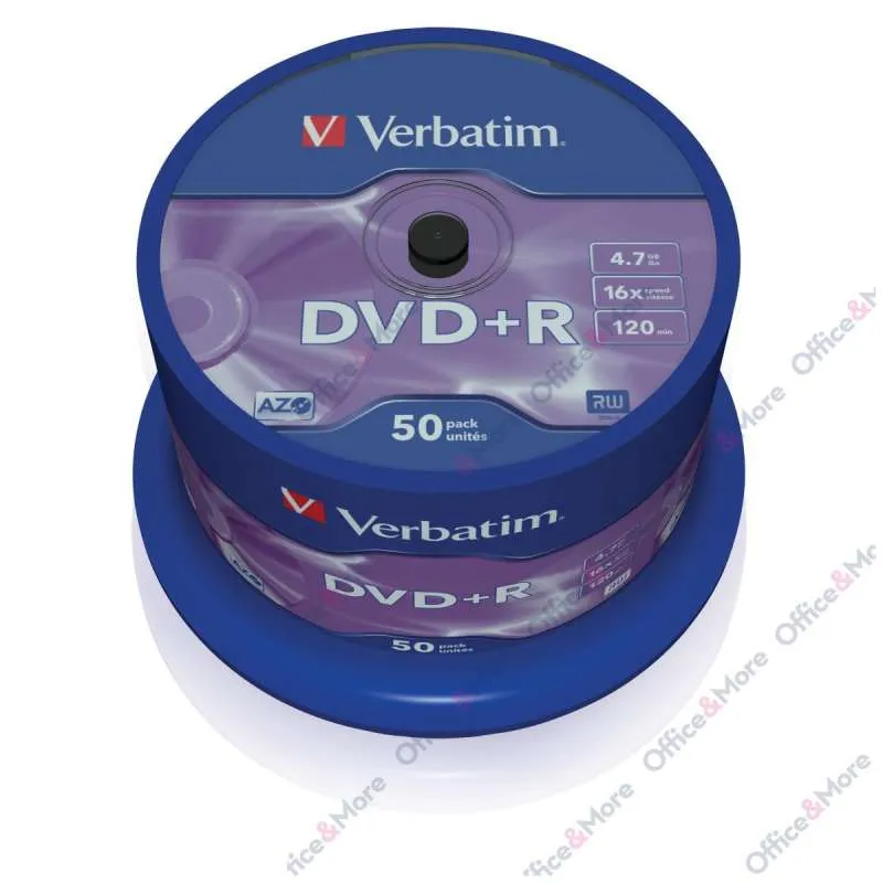 VERBATIM DVD+R 50/1 SPINDLE 16X 