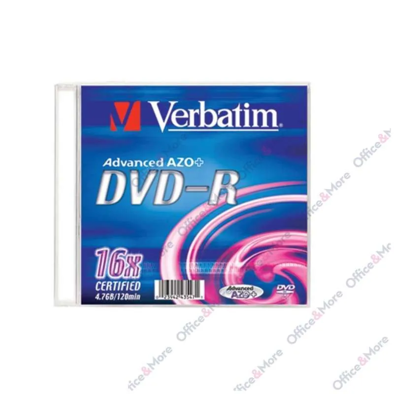 VERBATIM DVD-R SLIM 4,7GB 16X 