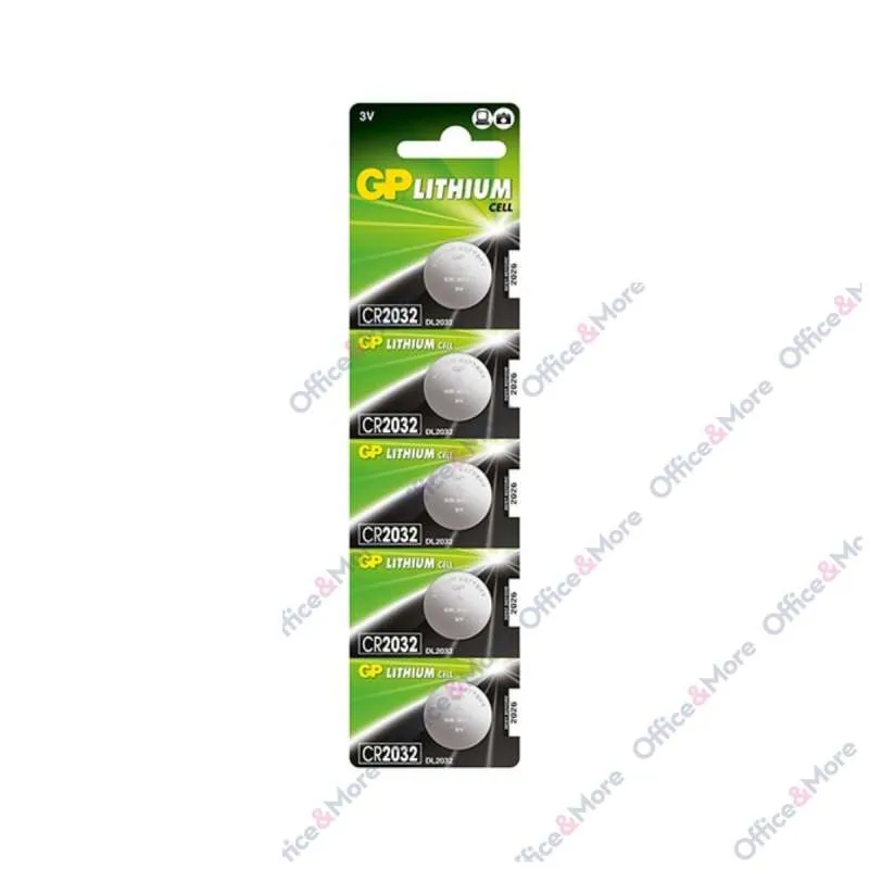 GP BATERIJA LIT. CR 2032 -3V-.pak.5 -20122032 
