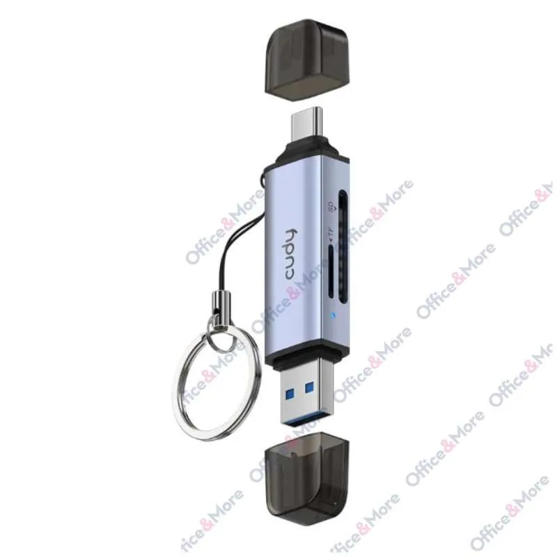 Cudy UH200čitač kartica sa USB-A i USB-C konektori 