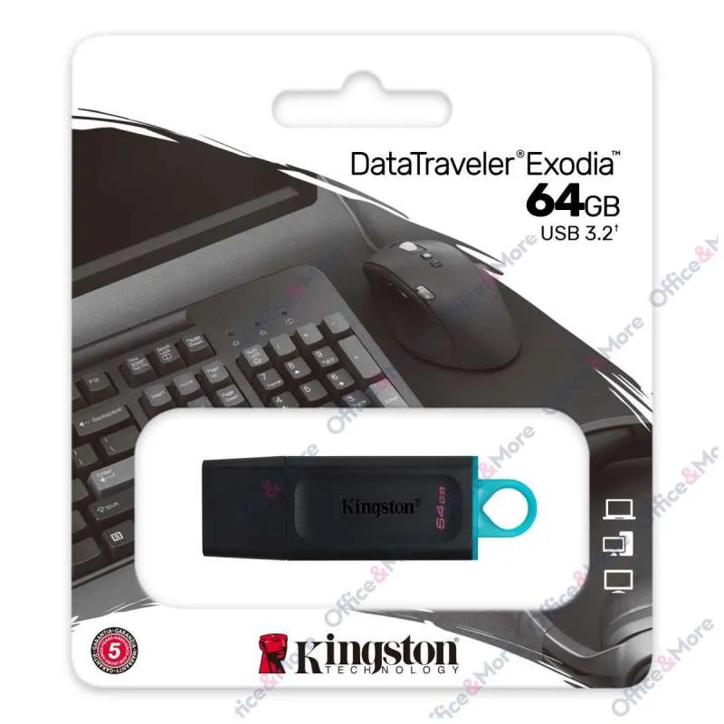 KINGSTON USB FLASH MEM. 64GB DTX 