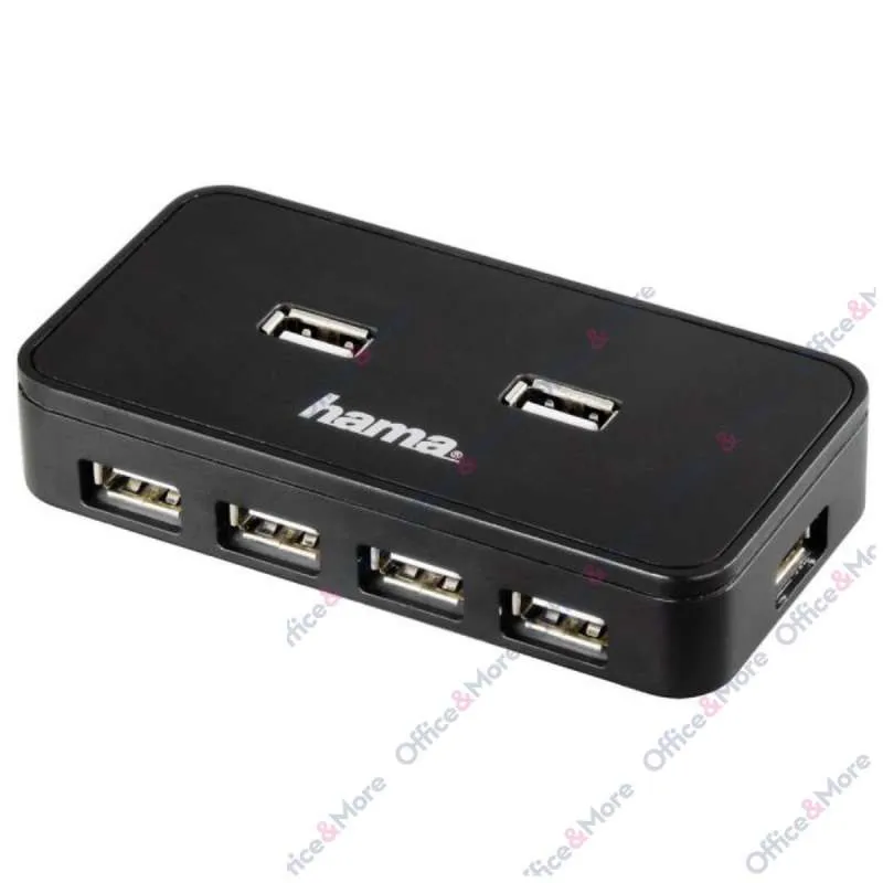 HAMA HUB 1:7 USB 2.0 SA NAPAJANJEM - 200123 