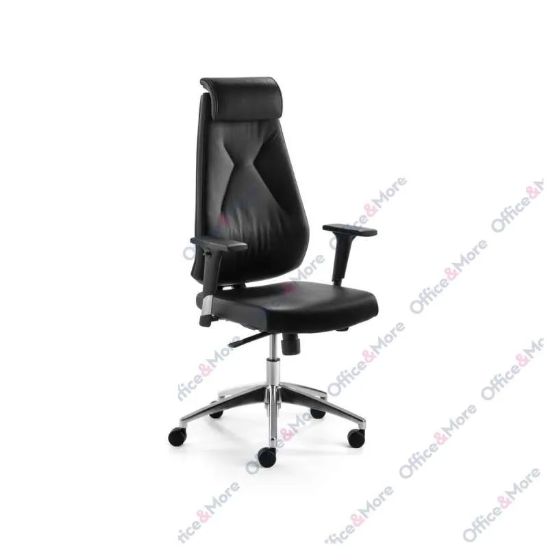 MAYER STOLICA MYBESTMIND 2462 CRNA KOŽA 