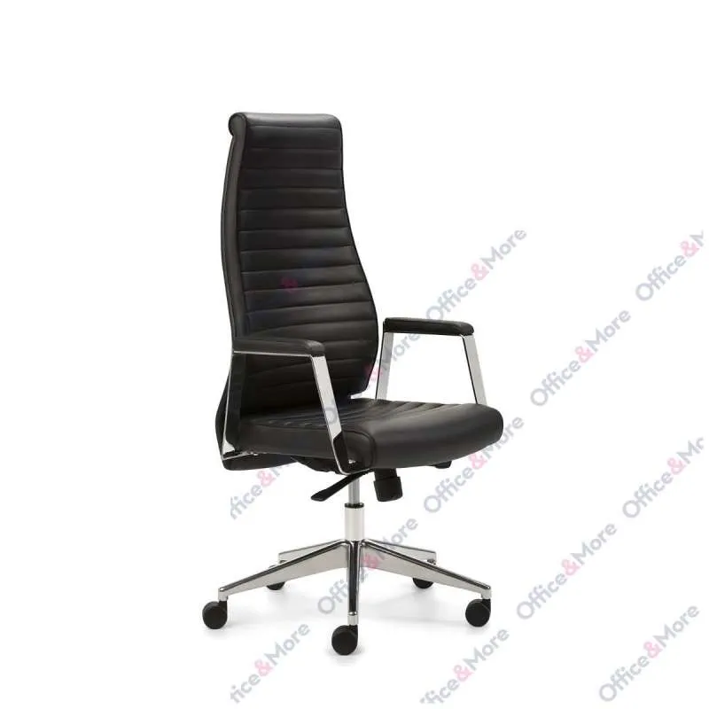 MAYER STOLICA DELUXE 2491 CRNA KOŽA 
