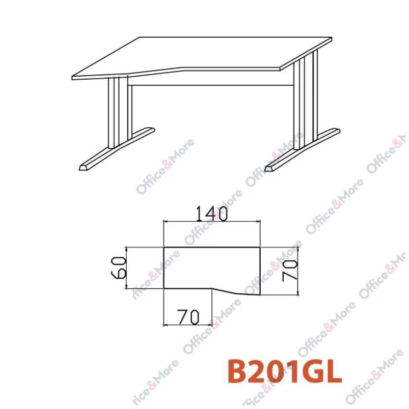OMF STO B201GL BUKVA 140/70/60/74 
