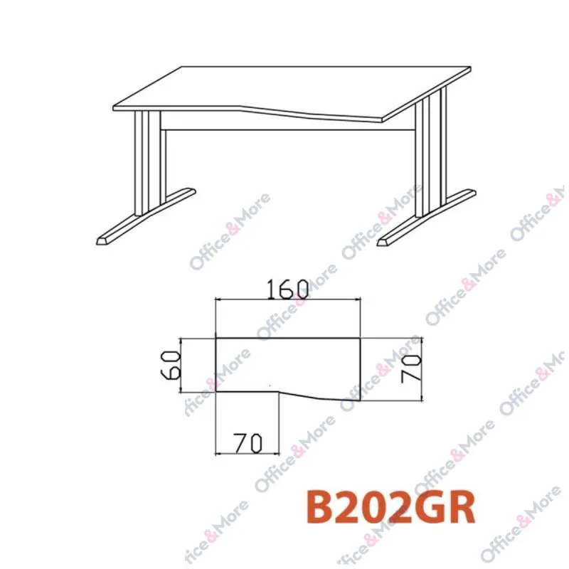 OMF STO B202GR 160/70/60/74 