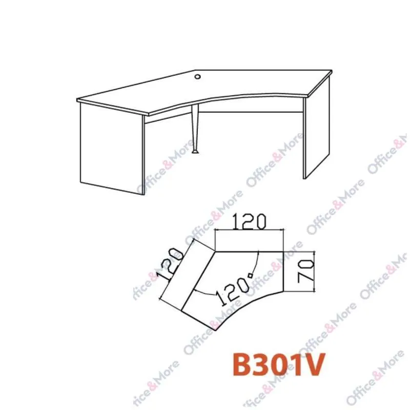 OMF STO B301V BUKVA 120/120/70/74 