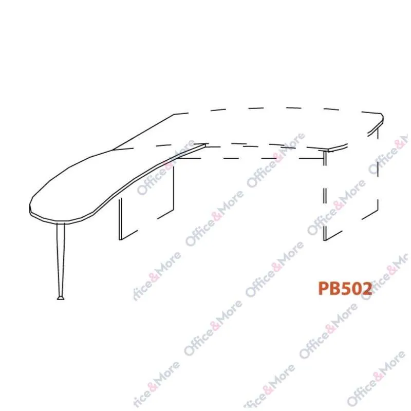 OMF POMOĆNI STO PB502 96/55/74 