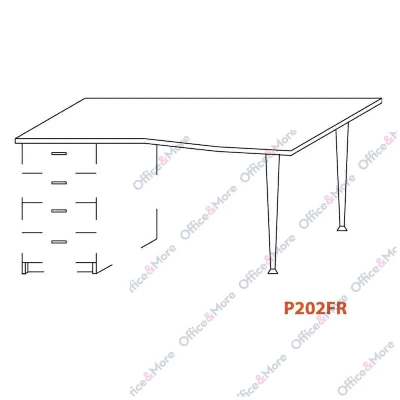 OMF PLOČA P202FR 160/70/60/74  I 2 NOGARE 