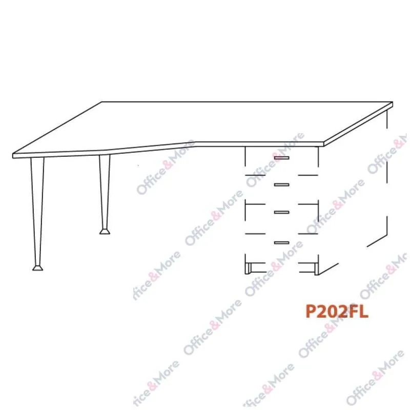 OMF PLOČA P202FL 160/70/60/74  I 2 NOGARE 
