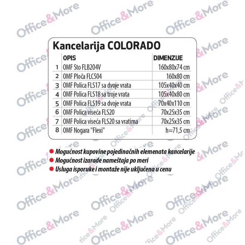 KANCELARIJA COLORADO 