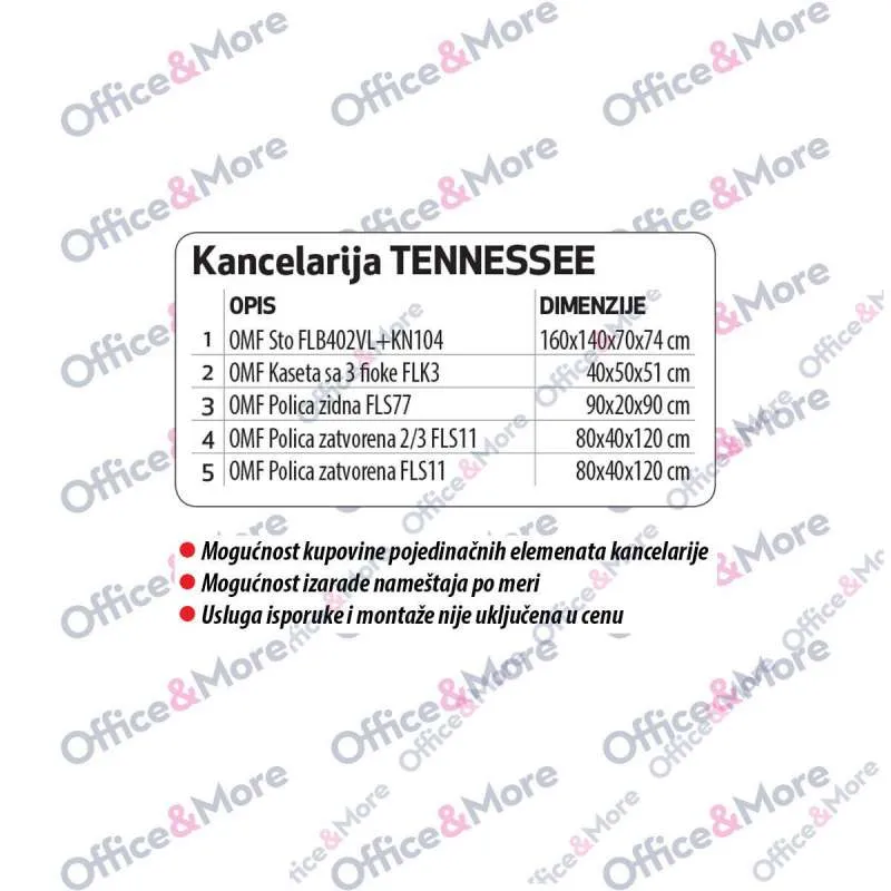 KANCELARIJA TENNESSEE 