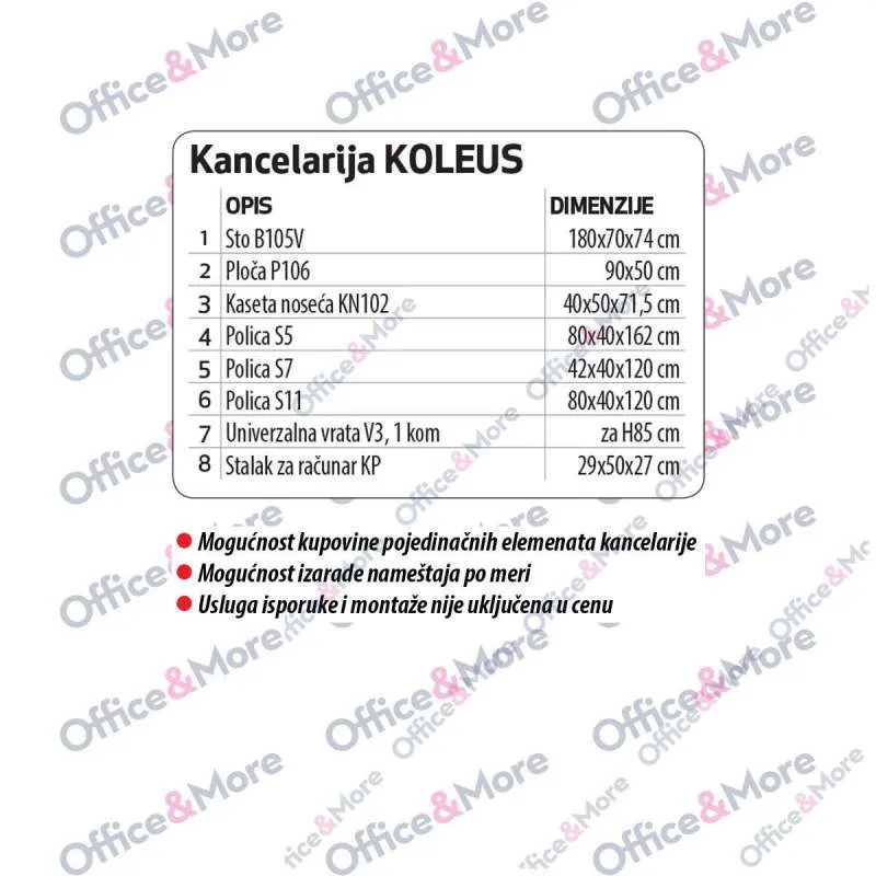 KANCELARIJA KOLEUS 