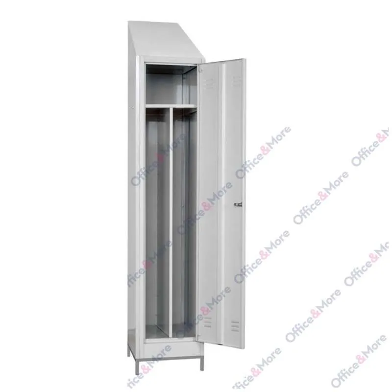 MET.GARDEROBER JEDNOKRI HACCP 40x50x180+KROV 
