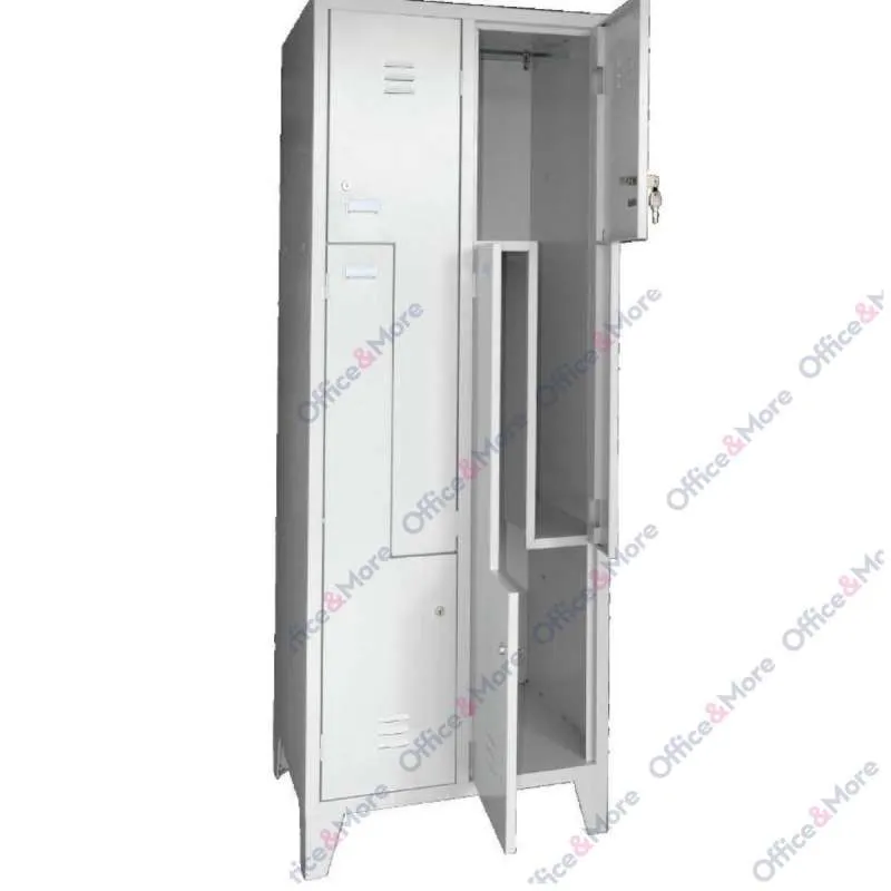 MET.GARDEROBER Z-VRATA 4/1 dim.80x50x180cm 