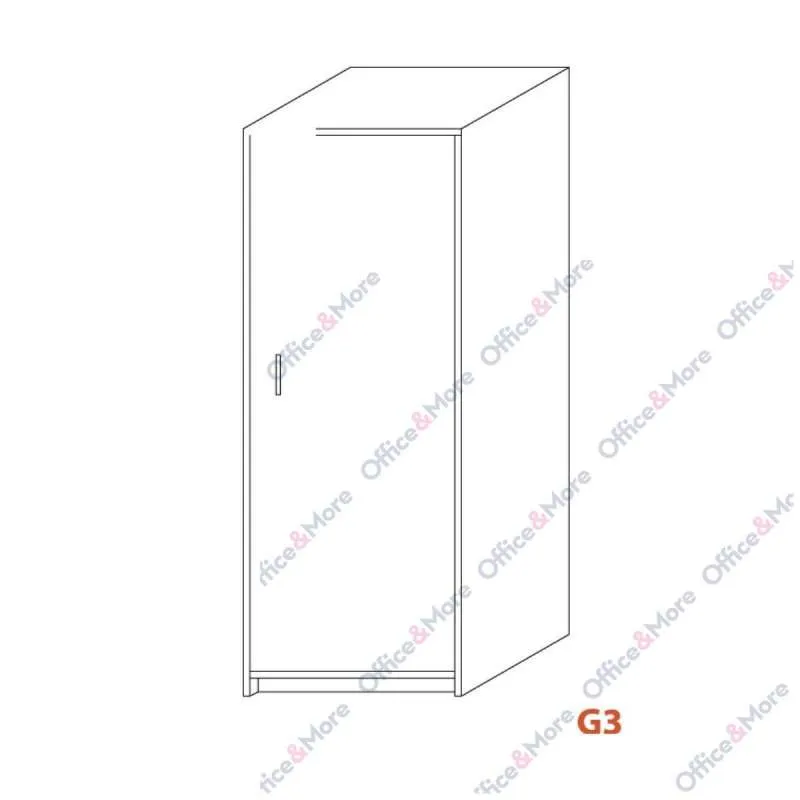 OMF GARDEROBER G3 60/40/162 TREŠNJA 