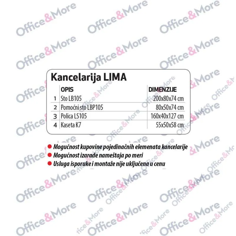 OMF POLICA LS105 - 160/40/127 LIMA 