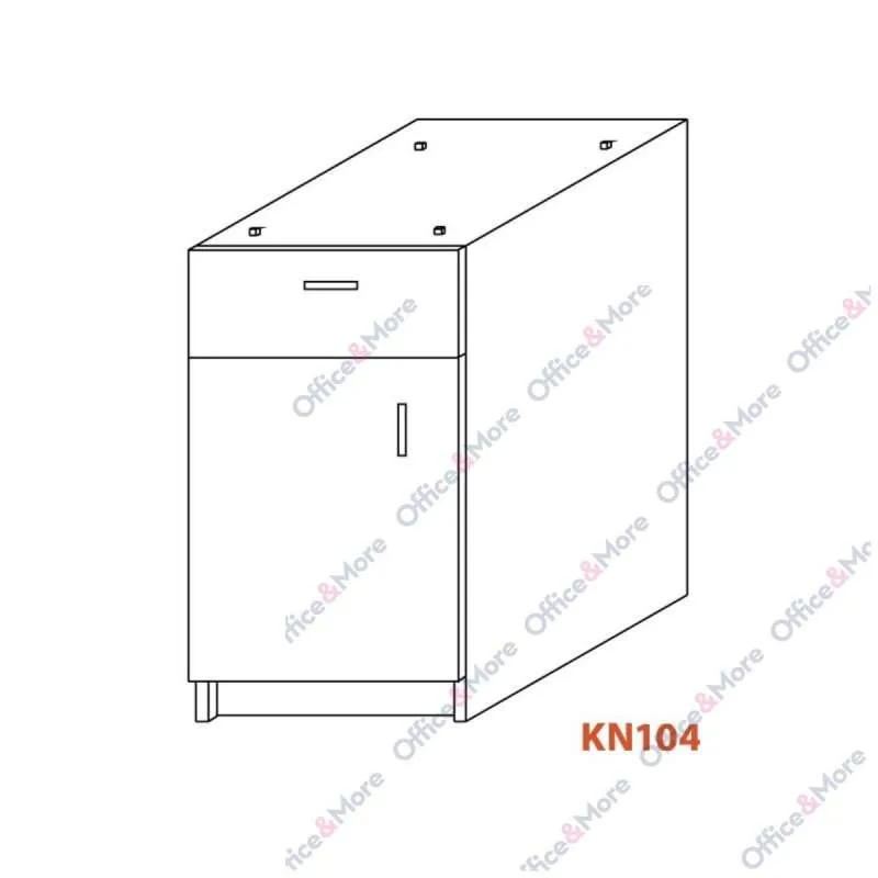 OMF KASETA NOSEĆA SA VRATIMA I FIOKA KN104 BUKVA 