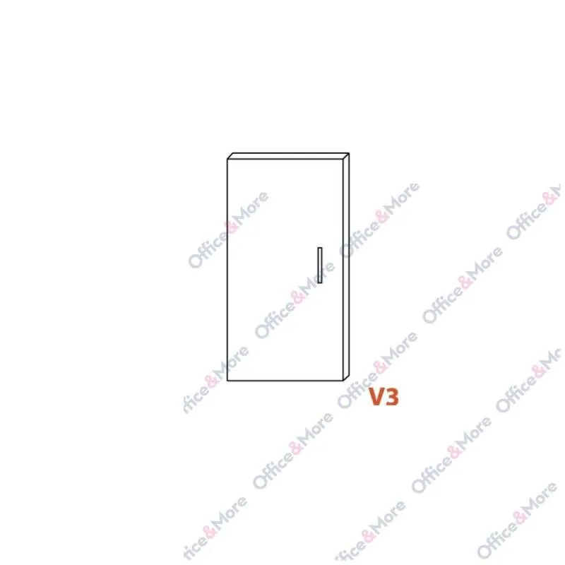 OMF VRATA V3 ZA H85 1KOM.FL CHAMPAGNE. 