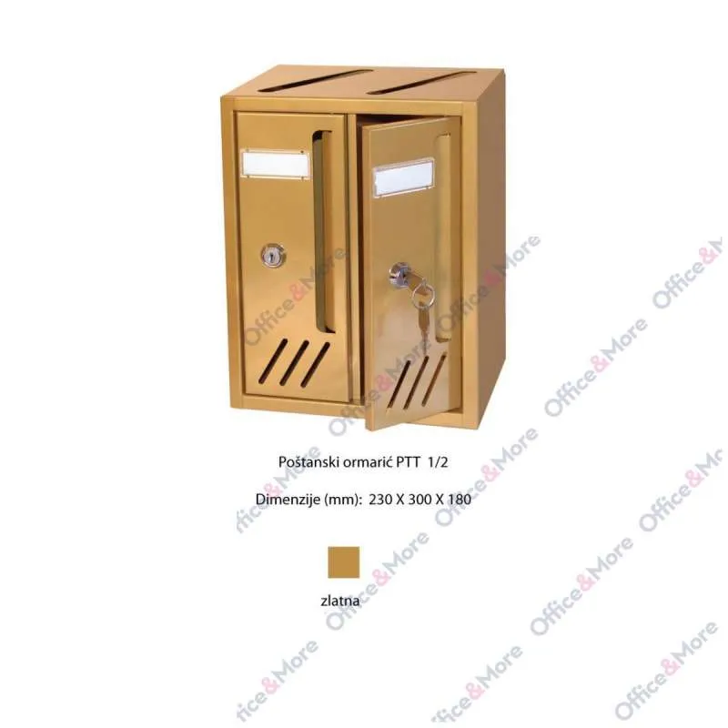 POŠTANSKO SANDUČE PTT 2/1 - 23x30x18cm(ŠxVxD) 