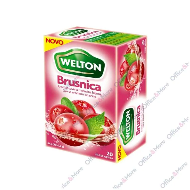 WELTON ČAJ BRUSNICA 44G.-8323 