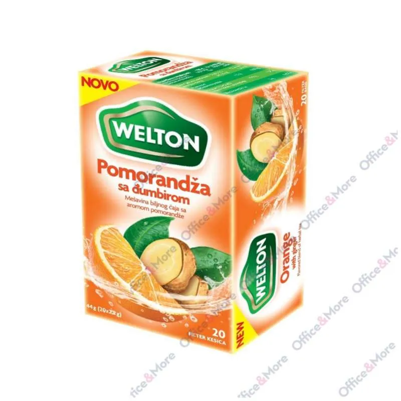 WELTON ČAJ POMORANDŽA SA ĐUMBIROM 44G.-8330 