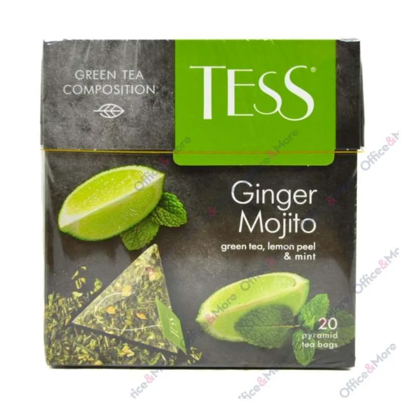 TESS ZELENI ČAJ SA UKUSOM ĐUMBIRA I MOHITA 