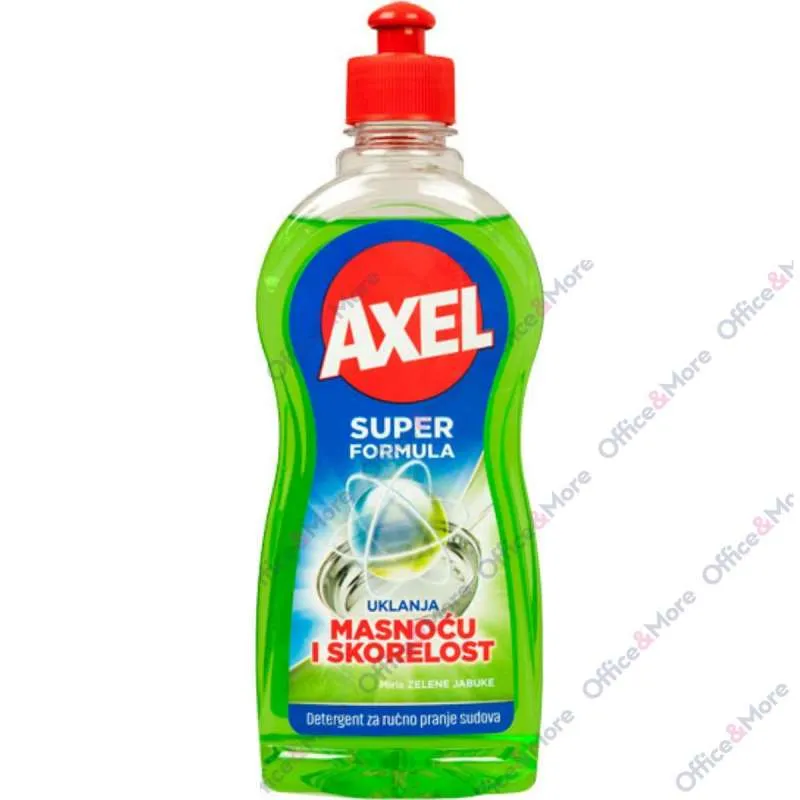 AXEL Super Formula za pranje posuđa jabuka 450ml 